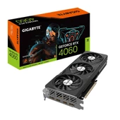 GIGABYTE GeForce RTX­­ 4060 GAMING OC 8GB GDDR6 128Bit DLSS 3 NVIDIA GV-N4060EAGLE OC-8GD Ekran Kartı - 1
