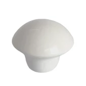 15 Adet Beyaz Mantar Düğme Kulp Mobilya Çekmece Dolap Kapak Kulbu Metal Kulp Aksesuarları Vidalı - 5