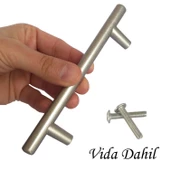 8 Adet Boy Kulp Saten 96 mm Kulp Mobilya Mutfak Dolabı Çekmece Dolap Kapak Kulpu Kulbu Metal Kulpları - 1
