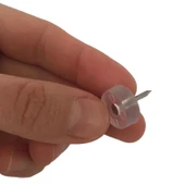 25 Adet Çivili Poligrit Mobilya Masa Sandalye Zemin Koruyucu Şeffaf Silikon Pabuç Poligirit thumbnail 2