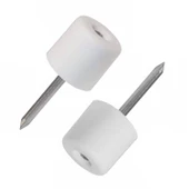 Çivili Raf Pimi Duvar Dolap Mobilya Pimi Sert Plastik Raf Tutucu Beyaz 100 Adet Tekli (1 PAKET) thumbnail 4