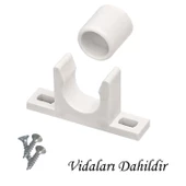 15 Adet Mobilya Dolap Kapak Plastik Çıt Çıt Beyaz thumbnail 3