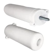2 Adet Ayarlı Destek Ayağı 13 X 19 Cm Beyaz Gizli Mobilya Kanepe Baza Koltuk Ayakları Metrik 8 Civatalı İnce Diş - 5