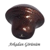 Bakır Mantar Düğme Kulp Mobilya Çekmece Dolap Kapak Kulbu Metal Kulp Aksesuarları Vidalı thumbnail 4