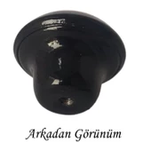Siyah Noktalı Mantar Düğme Kulp Mobilya Çekmece Dolap Kapak Kulbu Metal Kulp Aksesuarları Vidalı - 4