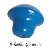 Mavi Mantar Düğme Kulp Çocuk Bebek Mobilya Çekmece Dolap Kapak Kulbu Metal Kulp Aksesuarları Vidalı - 4