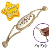 Seç kulp Altın Gold 128 mm Kulp Mobilya Mutfak Dolabı Çekmece Dolap Kapak Kulpu Kulbu Metal Kulpları thumbnail 1