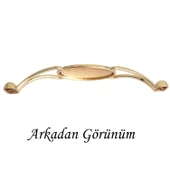 Seç kulp Altın Gold 128 mm Kulp Mobilya Mutfak Dolabı Çekmece Dolap Kapak Kulpu Kulbu Metal Kulpları thumbnail 4