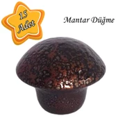 15 Adet Bakır Mantar Düğme Kulp Mobilya Çekmece Dolap Kapak Kulbu Metal Kulp Aksesuarları Vidalı thumbnail 1