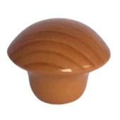 15 Adet Kayın Mantar Düğme Kulp Mobilya Çekmece Dolap Kapak Kulbu Metal Kulp Aksesuarları Vidalı - 5