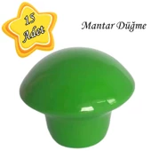 15 Adet Yeşil Mantar Düğme Kulp Çocuk Bebek Mobilya Çekmece Dolap Kapak Kulbu Metal Kulp Aksesuarları Vidalı thumbnail 1