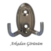 6 Adet Seç Askı Krom Portmanto Askı Vestiyer Duvar Askısı Metal Dolap Elbise Askılığı thumbnail 5