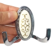 6 Adet Seç Askı Krom Portmanto Askı Vestiyer Duvar Askısı Metal Dolap Elbise Askılığı thumbnail 2