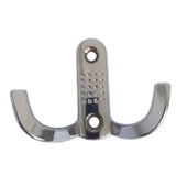 Klasik Noktalı Askı Krom Portmanto Askı Vestiyer Duvar Askısı Metal Dolap Elbise Askılığı - 6