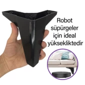 Serdivan 12 cm Siyah Lüx Mobilya Kanepe Sehpa Ünite Koltuk Ayağı Baza Ayak - 2