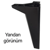 Serdivan 20 cm Siyah Lüx Mobilya Kanepe Sehpa Ünite Koltuk Ayağı Baza Ayak - 5