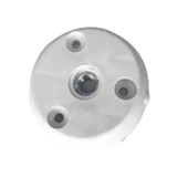 Dereceli Ayak Tabanı Beyaz Mobilya Masa Sehpa Ayağı Bağlantı Aparatı Açılı  Plastik thumbnail 6