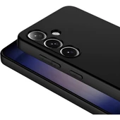 Samsung Galaxy S24 İçi Kadife Silikon Kılıf Siyah thumbnail 2