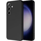 Samsung Galaxy S24 İçi Kadife Silikon Kılıf Siyah thumbnail 1