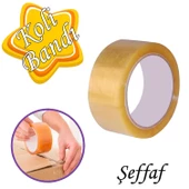Koli Bandı 45 Mm X 100 Mt Şeffaf Güçlü Yapışkanlı Kopmayan Bant - 1
