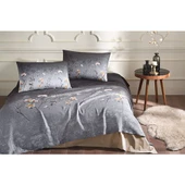 Özdilek Ranforce Çift Kişilik Nevresim Takımı Ramas Secas Gri - 2