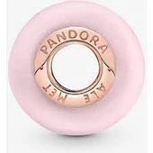 Pandora 789421C00-Mat Pembe Murano Cam Charm thumbnail 4