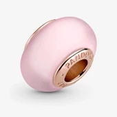 Pandora 789421C00-Mat Pembe Murano Cam Charm thumbnail 2