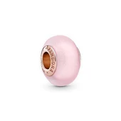 Pandora 789421C00-Mat Pembe Murano Cam Charm thumbnail 3