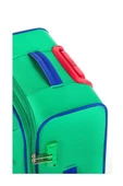 Benetton Orta Boy Kumaş Valiz Yeşil Bnt2200 - 5