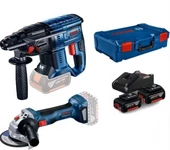 Bosch Professional GBH 180 + GWS 180-LI + 2x4,0 Ah XL-BOXX - 0615990N05 - 1