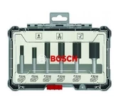 Bosch Pro Freze Seti 6 'lı Düz 8 mm şaftlı - 2607017466 - 2