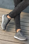 Erkek Bağcıklı Düz Comfort Rahat Taban Casual Sneaker Yürüyüş Spor Ayakkabı - 9