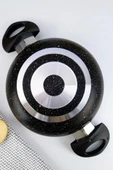 Digithome Mehtap Yanmaz Yapışmaz Granit Sahan 18 Cm Siyah – C320.006 - 5