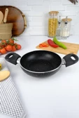 Digithome Mehtap Yanmaz Yapışmaz Granit Sahan 18 Cm Siyah – C320.006 - 3