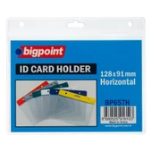 Bigpoint Kart Poşeti Yatay Şeffaf 128x91mm 10'lu Poşet - 1