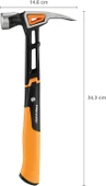 Fiskars Isocore 20 OZ Profesyonel Tırnaklı L Çekiç 1020214 - 3