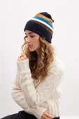Peraluna MELODY BEANIE Çizgili Bere Triko Şapka - Multi - 2