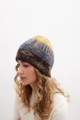 Peraluna HARMONY BEANIE Etnik Desen Kadın Triko Bere - Multi - 3