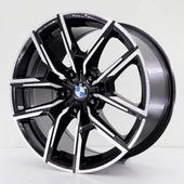 R1 Wheels 18 inç 5*112 ET30 Parlak Siyah Jant Takımı (J-604) - 1