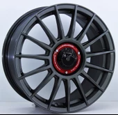 R1 Wheels 17 inç 5*114.3 ET35 Mat Füme Jant Takımı (J-703) - 1