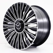 R1 Wheels 18 inç 5*112 ET43 Siyah Jant Takımı (J-397) - 1