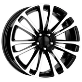 R1 Wheels 15 inç 5*98 ET35 Parlak Siyah Jant Takımı (J-282) - 1