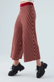 Peraluna MENTHA TROUSER Etnik Jakar Çizgili Kadın Triko Pantolon - Multi - 4