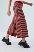 Peraluna MENTHA TROUSER Etnik Jakar Çizgili Kadın Triko Pantolon - Multi - 5
