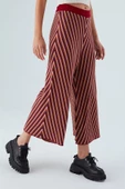 Peraluna MENTHA TROUSER Etnik Jakar Çizgili Kadın Triko Pantolon - Multi - 2