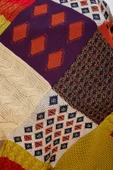 Peraluna Pamuklu Çift Kişilik Patch Battaniye - MULTI RENK - 6