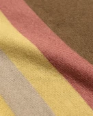 Far Afield VELZY CARDIGAN-PICCHI STRIPED Bisiklet Yaka Kısa Kol %100 Organik Pamuk Çizgili Erkek Triko Hırka - Kahve Multi - 4