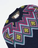 Far Afield MIYUKI KNIT Bisiklet Yaka Reglan Kol Erkek Triko Kazak - Lacivert Melanj - 3