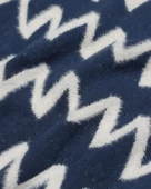 Far Afield PINTO VEST KNIT - ZIG V Yaka Zigzag Desen Erkek Triko Süveter - Lacivert - 4