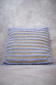 Peraluna LUXURY PILLOW Simli Çizgili Triko Yastık Kılıfı 45X45 CM - Açık Lila/Gold - 1